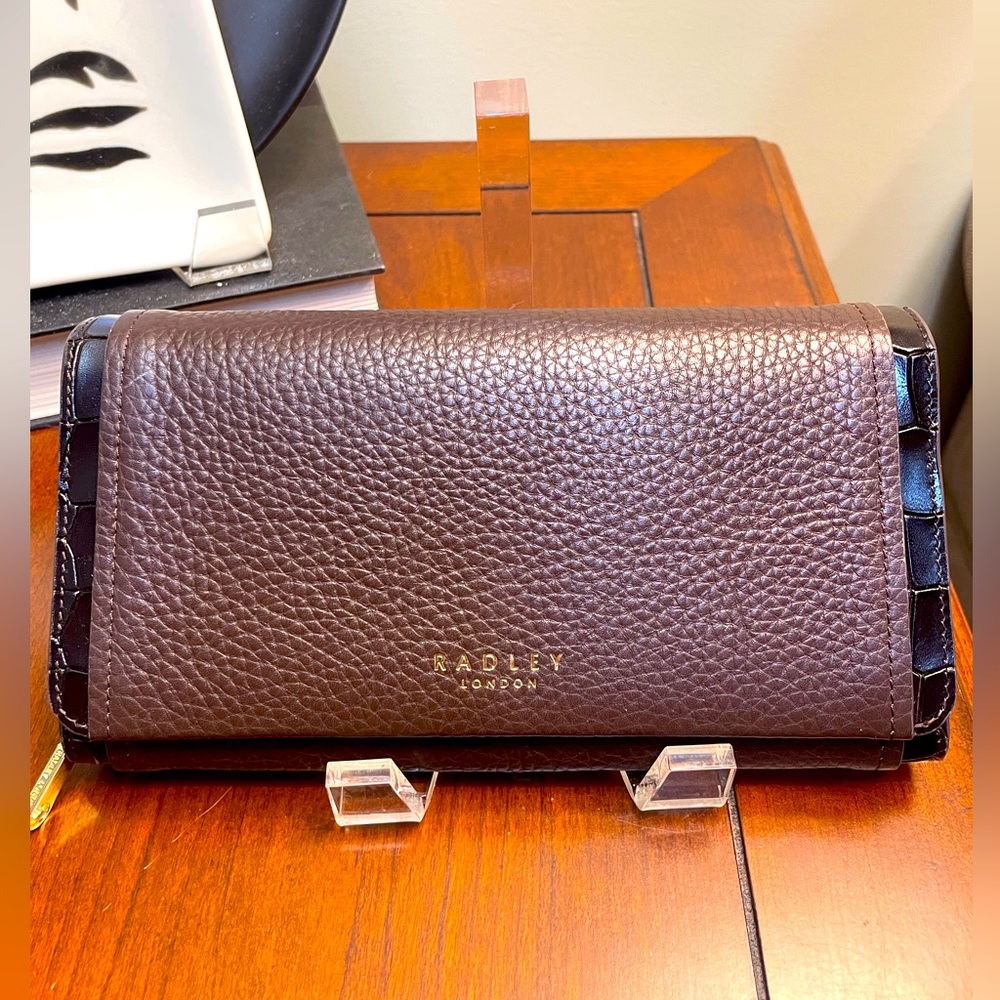Radley London Baylis Road Faux Croc Flap-over wallet